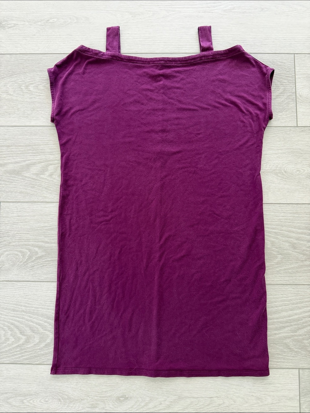 Eileen Fisher Women's Purple Mini Tank Dress
